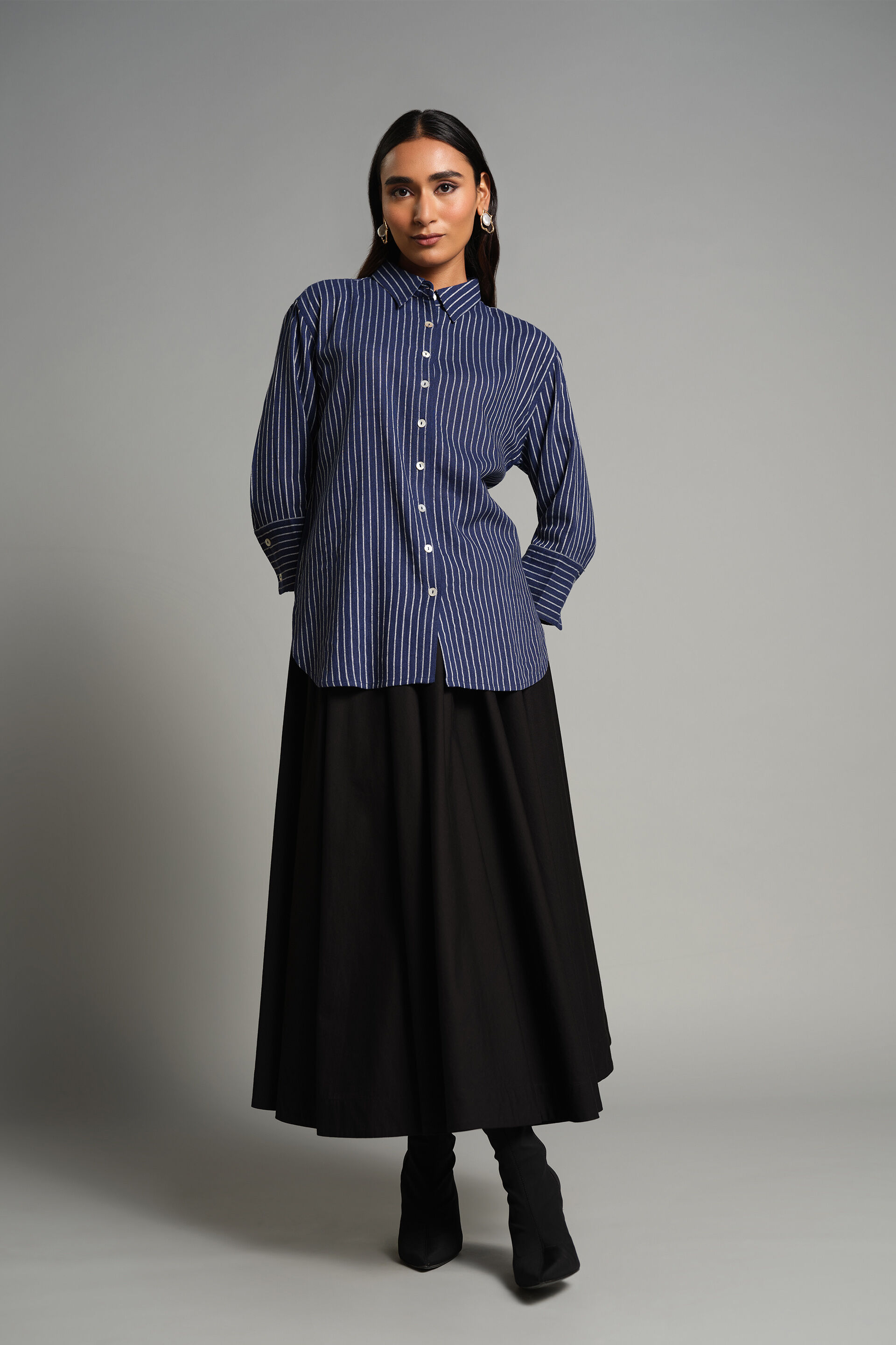 Plaisir Shirt, Dark Blue, image 2